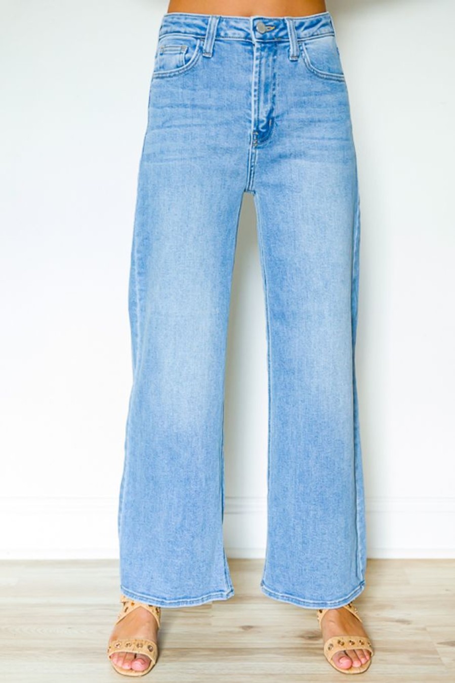 Just Panmaco Jeans | Nina Wide Leg Jeans, Medium