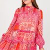 Fate by lfd Dresses W/ Sleeves | Paisley Patchwork Dress, Pink