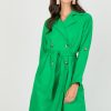 Ellison Jackets / Coats / Vests / Blazers | Belted Trench Coat, Kelly Green