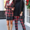 JJ Star Pants & Leggings | Tartan Plaid Pants