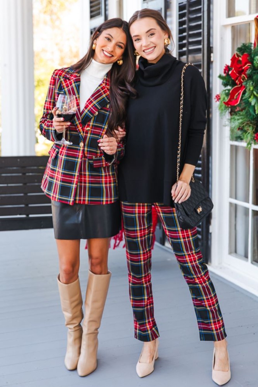 JJ Star Pants & Leggings | Tartan Plaid Pants