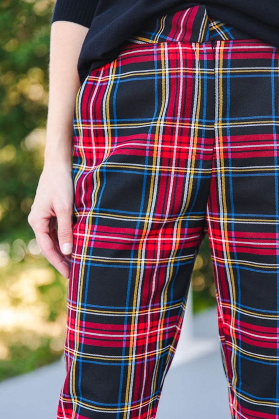 JJ Star Pants & Leggings | Tartan Plaid Pants