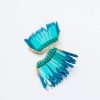 Golden Stella Jewelry | Joan Sequin Earrings, Teal