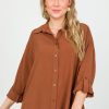 Must Have 3/4 & Long Sleeve | Gotta Have It Button Down, Mocha