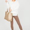 MOno B Pants & Leggings | In Line Leggings, Deep Taupe