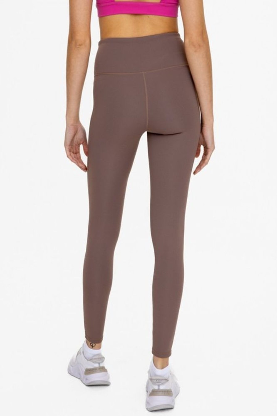 MOno B Pants & Leggings | In Line Leggings, Deep Taupe