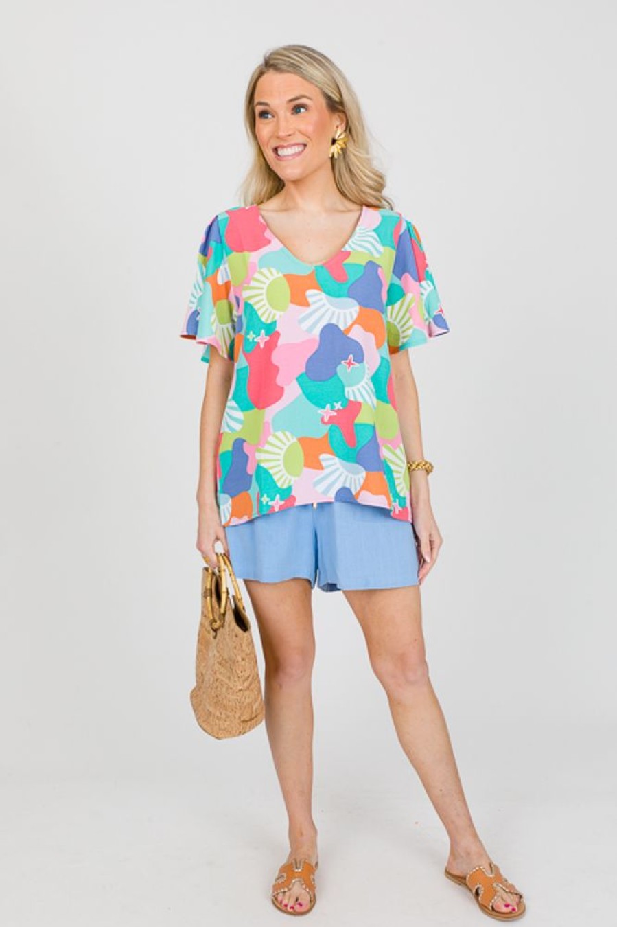 Michelle McDowell Short Sleeve & Sleeveless | Paisley Top, Fun Fun Fun