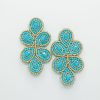 Golden Stella Jewelry | Elina Beaded Earrings, Turquoise