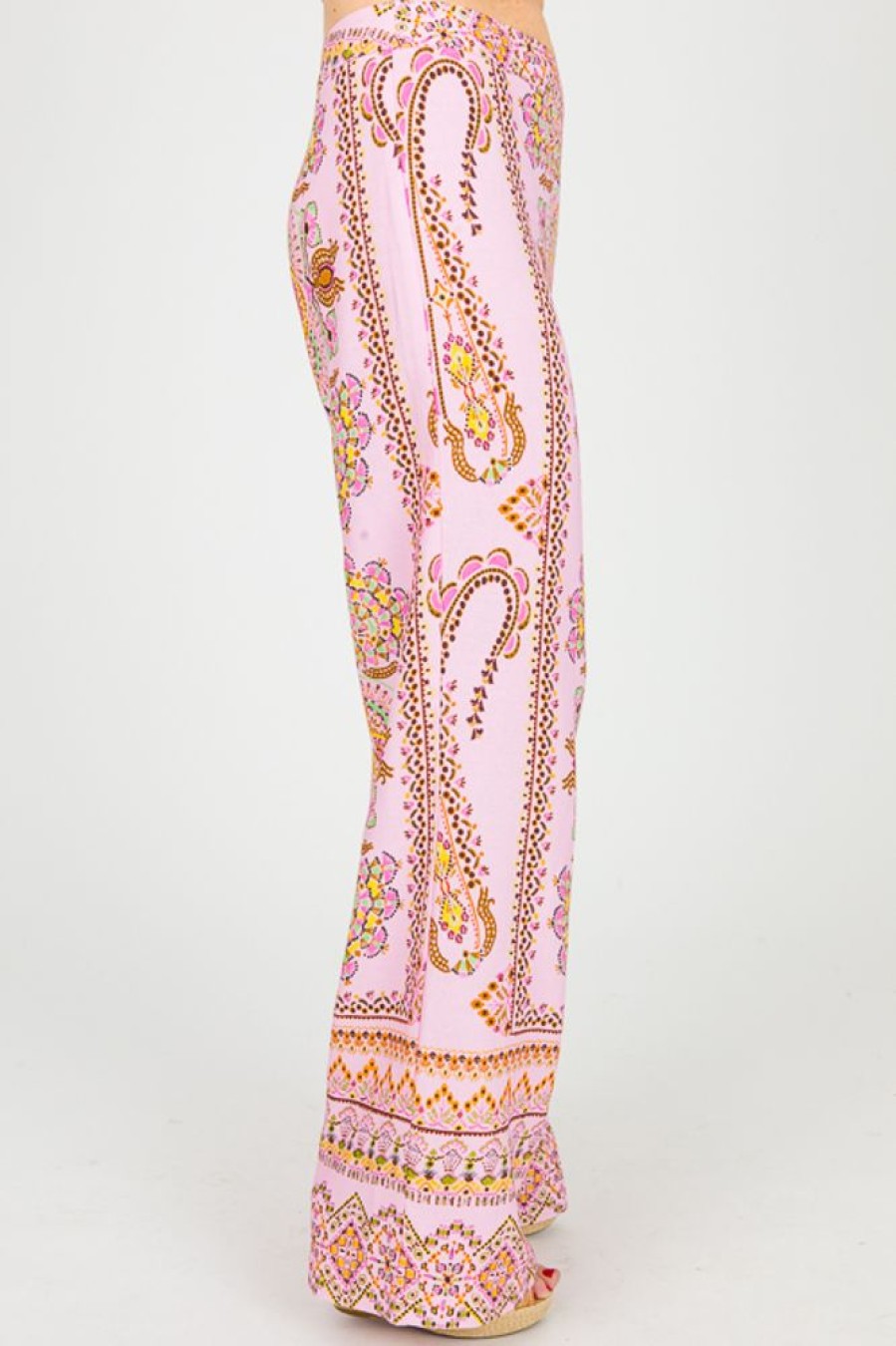 Fate by lfd Pants & Leggings | Printed Linen Pants, Lilac Multi