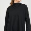 Aluvina 3/4 & Long Sleeve | Georgina Cowl Turtleneck, Black