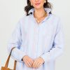 Easel 3/4 & Long Sleeve | Lois Stripe Shirt, Blue