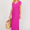 Mittoshop Maxi & Midi | Patrice Texture Midi, Magenta