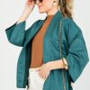 Thml Jackets / Coats / Vests / Blazers | Suede Half Sleeve Jacket, Teal