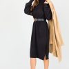 double zero Maxi & Midi | Pauly Sweater Midi, Black