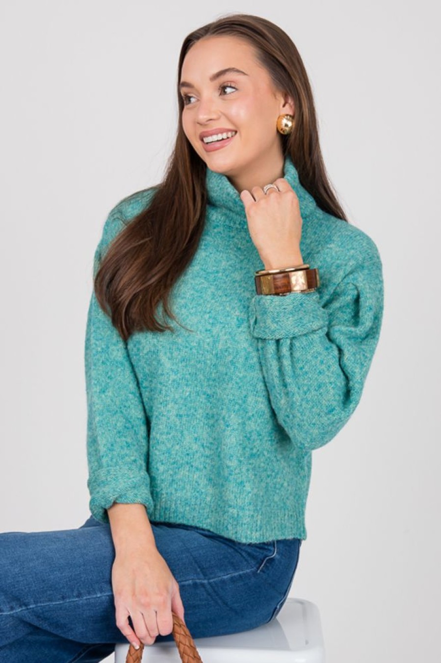 La Mel 3/4 & Long Sleeve | Lizzy Sweater, Mermaid