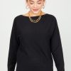 be cool 3/4 & Long Sleeve | Sloan Dolman Sweater, Black