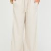 Mystree Pants & Leggings | Mona Linen Pants, Stone