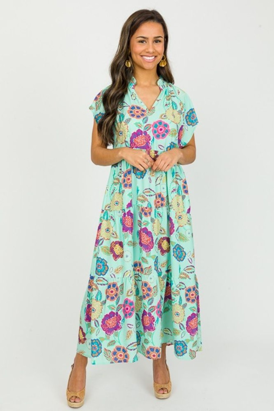 Thml Maxi & Midi | Mint To Be Floral Midi