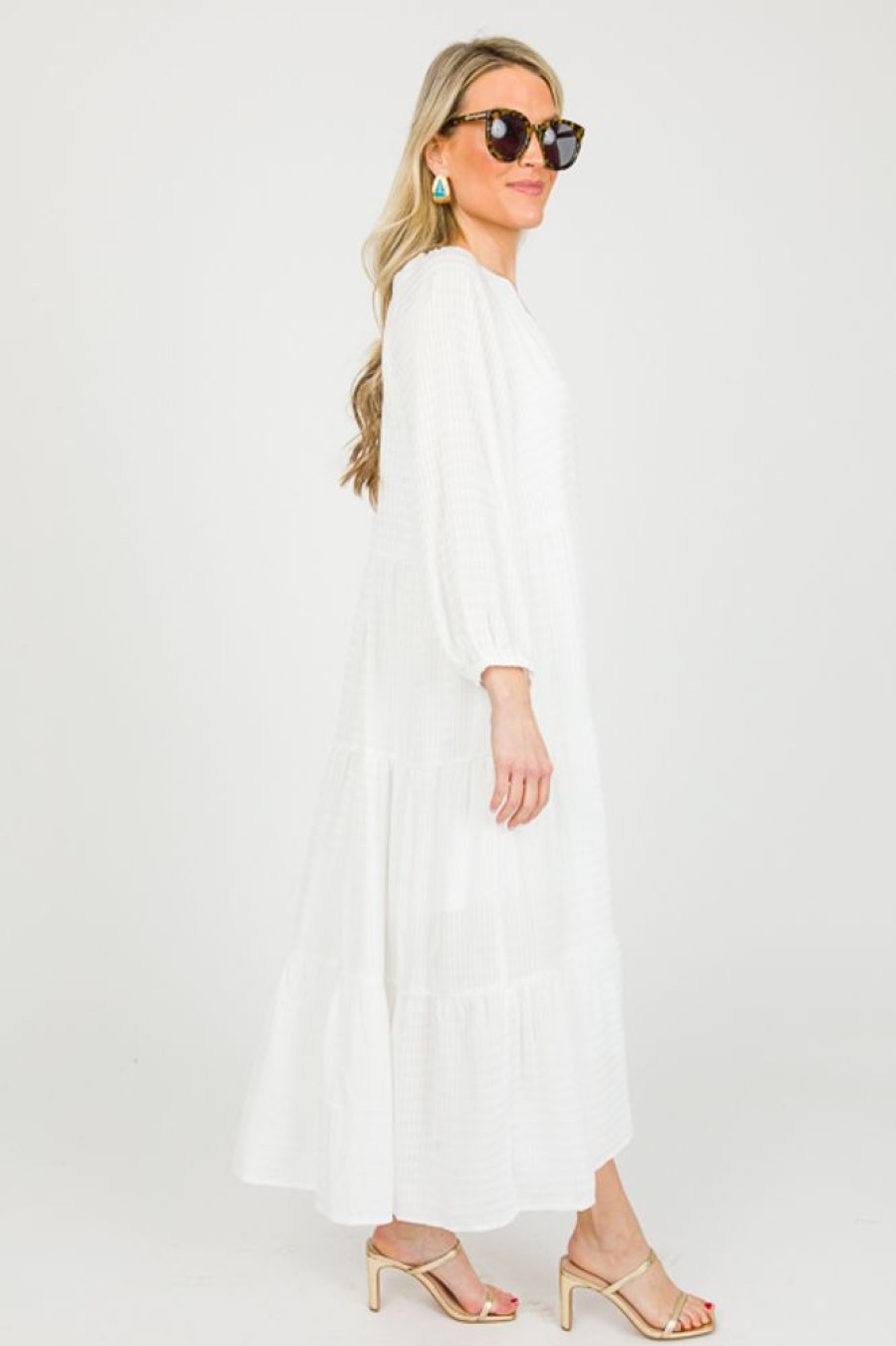 Entro White & Ivory | Tia Tonal Midi, Off White