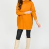 Davi & Dani 3/4 & Long Sleeve | Campbell Sweater, Orange Tan