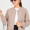 Staccato Jackets / Coats / Vests / Blazers | Bomber Jacket, Lt. Mocha