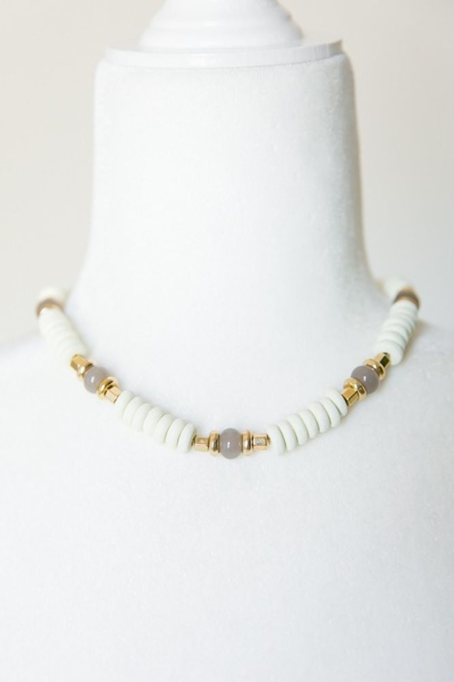 Golden Stella Jewelry | Accent Heishi Choker