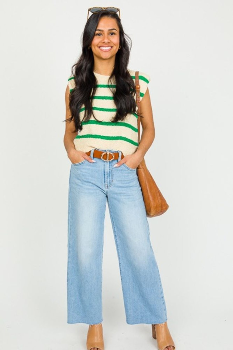 Just Panmaco Jeans | Vivi Wide Leg Jeans, Light