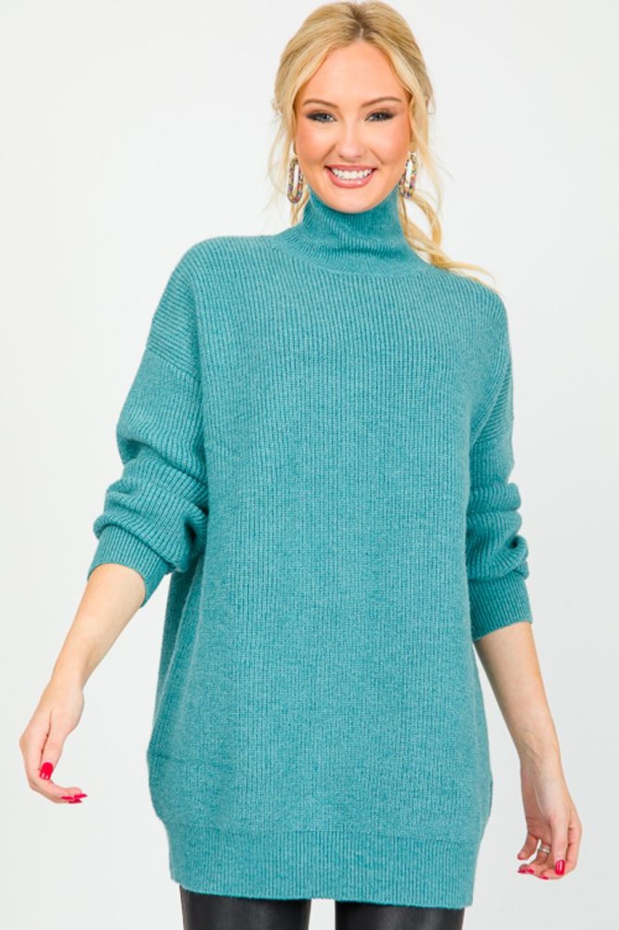 First Love 3/4 & Long Sleeve | Brenn Sweater, Teal