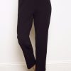 Episode Pants & Leggings | Straight Stretch Trouser, Black