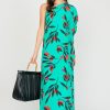 Tyche Off Shoulder | Havana One Shoulder Maxi, Mint