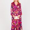 Pretty Follies Maxi & Midi | Napa Abstract Midi, Purple