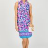 Aryeh Sleeveless | Liquid Heaven Ruffle Neck, Hot Pink