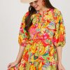 KARLIE Dresses W/ Sleeves | Tropical Bow Dress