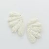 Golden Stella Jewelry | Raffia Wings Earrings, Ivory