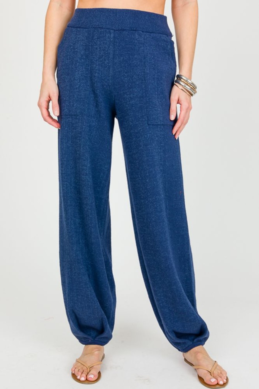 Entro Pants & Leggings | Ellis Sweater Joggers, Navy