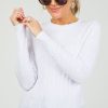 Cielo Cardigans & Sweaters | Twisted Cable Sweater, White