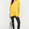 Easel Short Sleeve & Sleeveless | Khloe Oversize Shirt, Merry Gold