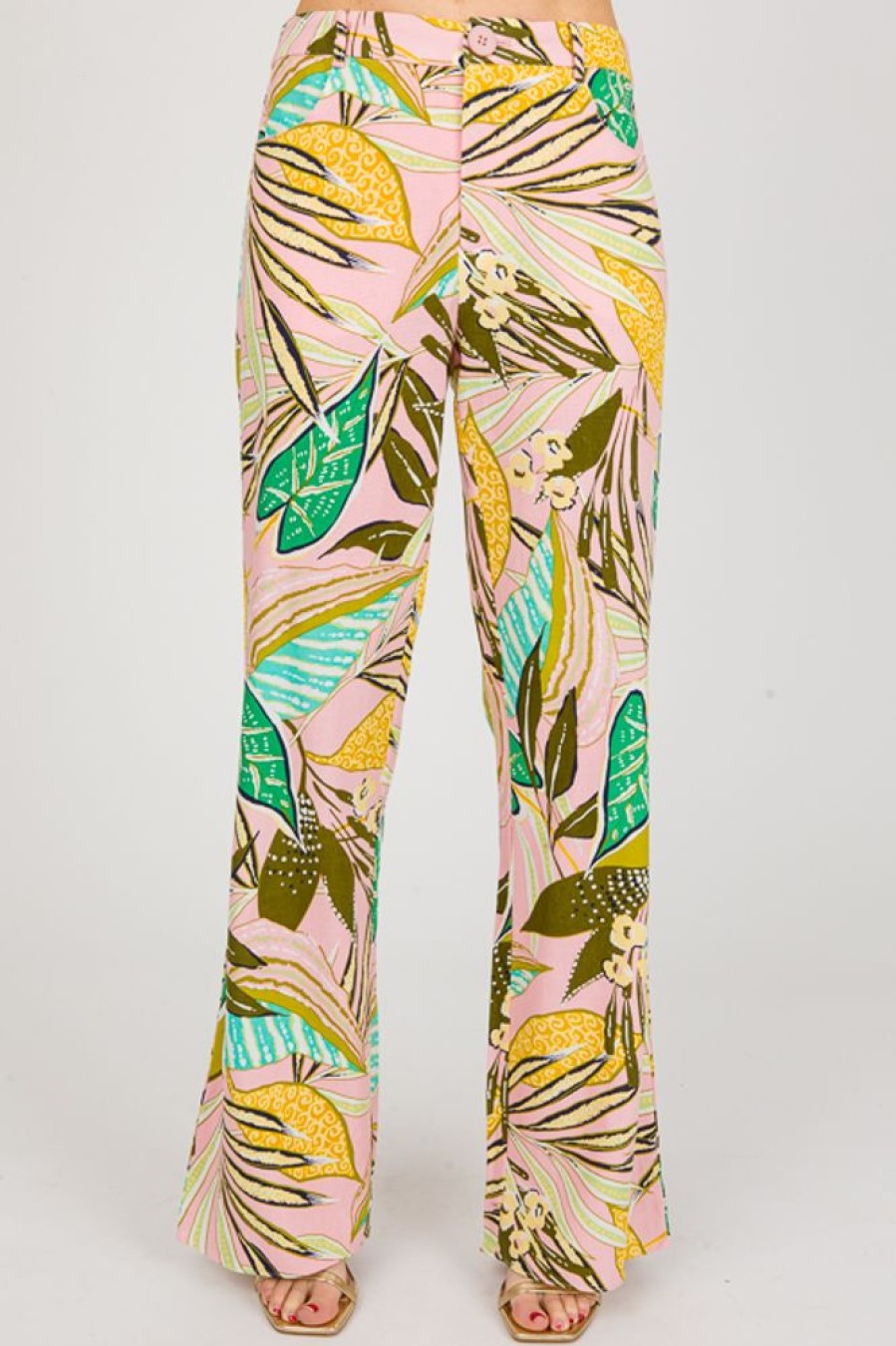 Fate Pants & Leggings | Tropical Trousers, Blush Multi