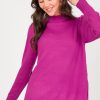 Jodifl 3/4 & Long Sleeve | Wanda Sweater, Magenta