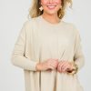 Jolie 3/4 & Long Sleeve | Soft Touch Dolman Sweater, Oatmeal