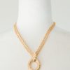 Golden Stella Jewelry | Double Way Hammered Necklace