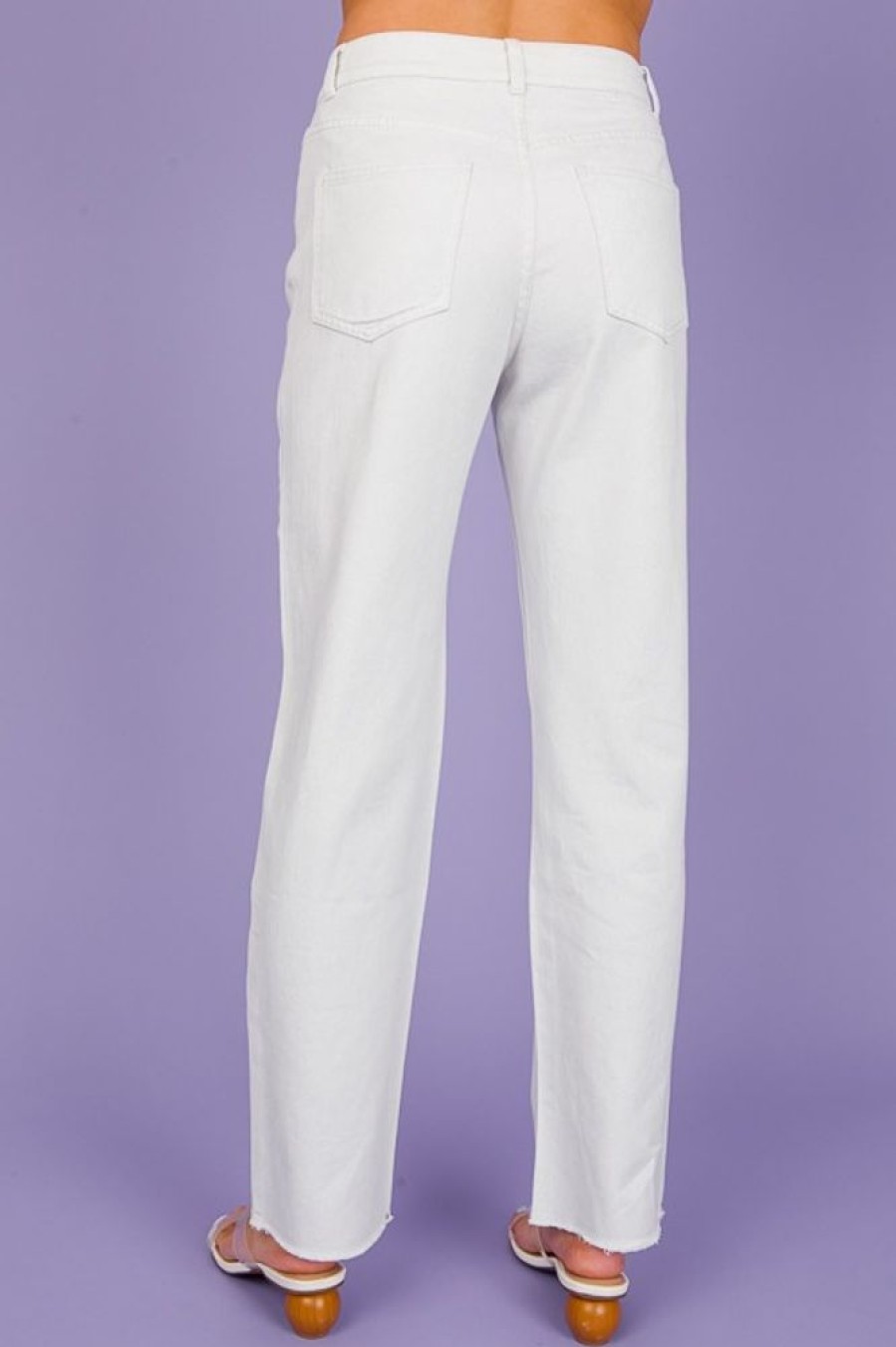 Entro Jeans | Metallic Jeans, White