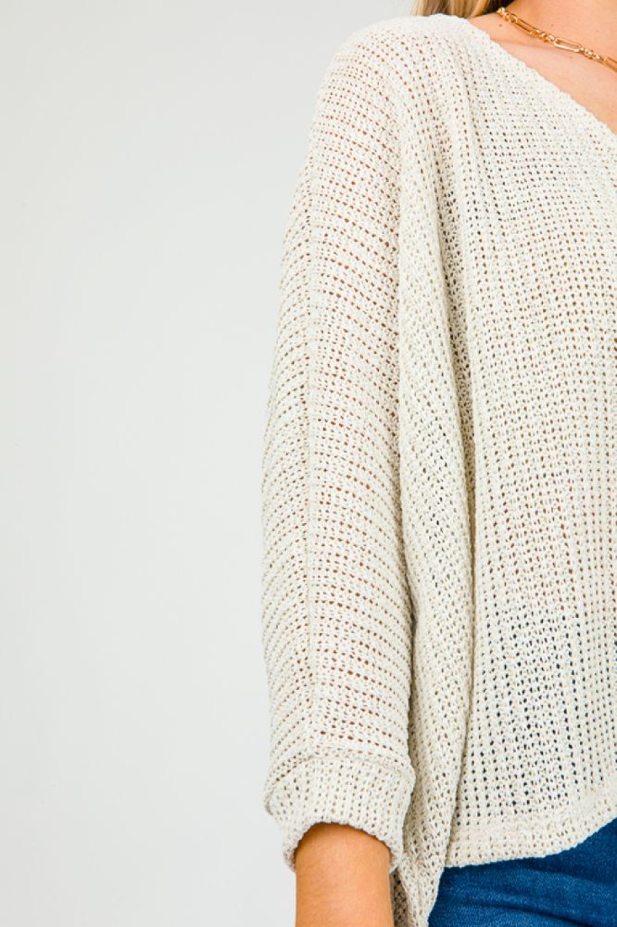 Gilli 3/4 & Long Sleeve | Kimmy V Sweater, Natural