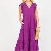 Entro Maxi & Midi | Rachel Midi, Violet