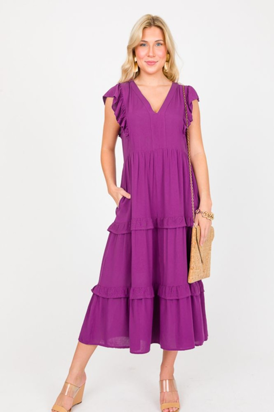 Entro Maxi & Midi | Rachel Midi, Violet