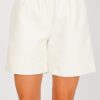 Hyfve Shorts | Long Leather Shorts, Whip Cream