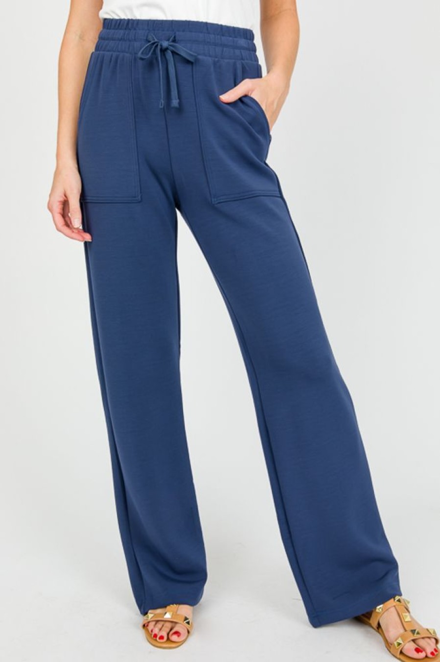 rae mode Pants & Leggings | Modal Lounge Pants, Smoky Navy