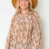 Adrienne 3/4 & Long Sleeve | Morgan Blouse, Enchanted Blooms