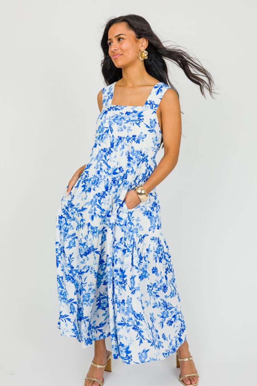 Eesome Maxi & Midi | La Fleur Midi, French Blue