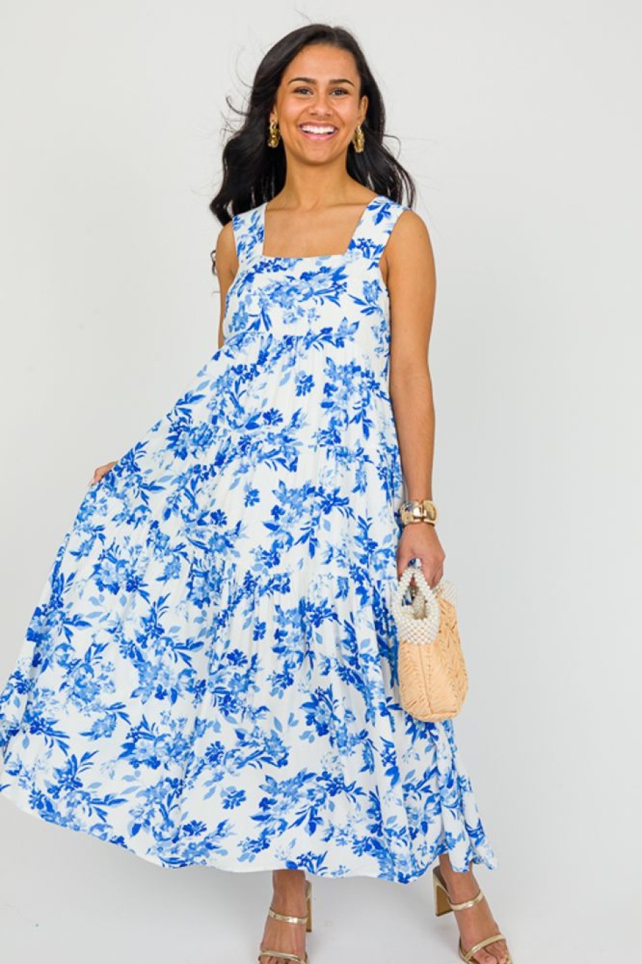 Eesome Maxi & Midi | La Fleur Midi, French Blue